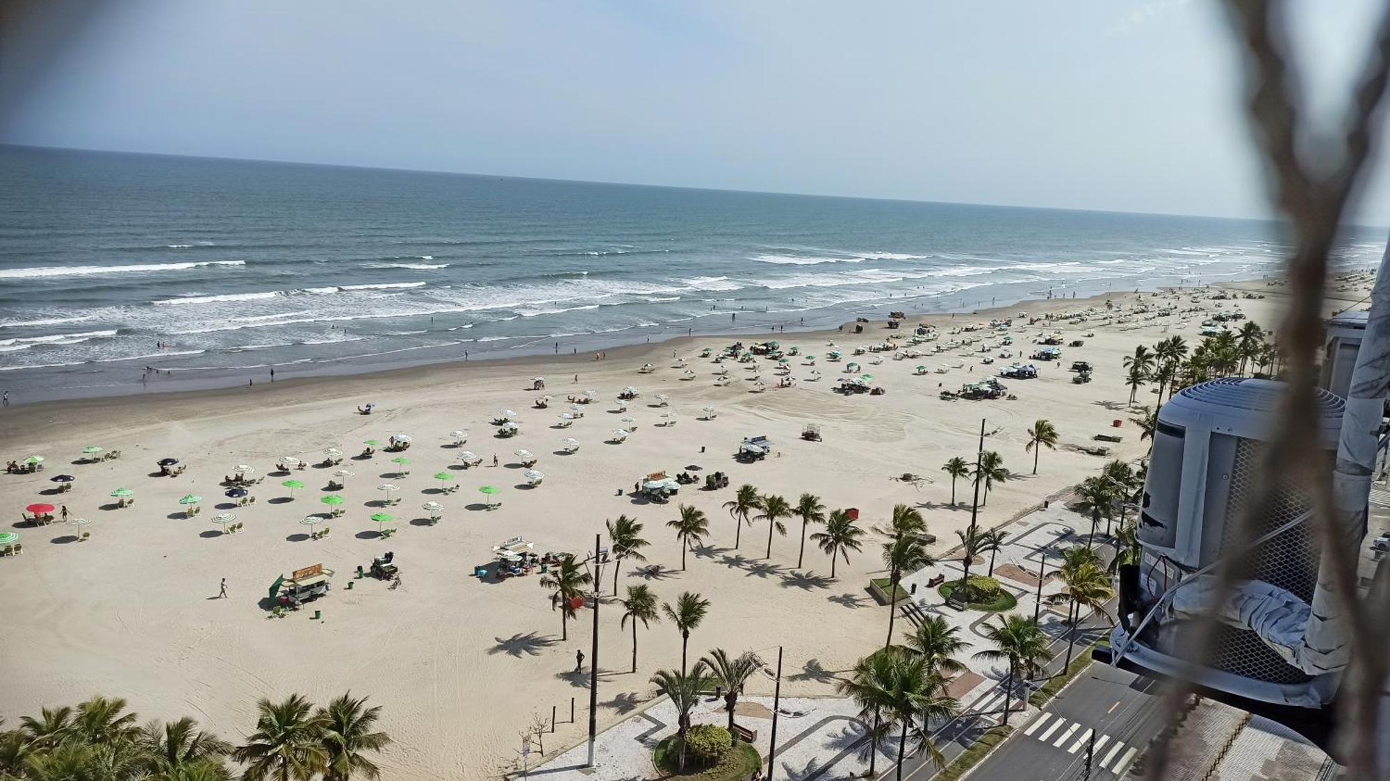 Apartamento De Frente E Com Vista Para O Mar Прая-Гранди Экстерьер фото